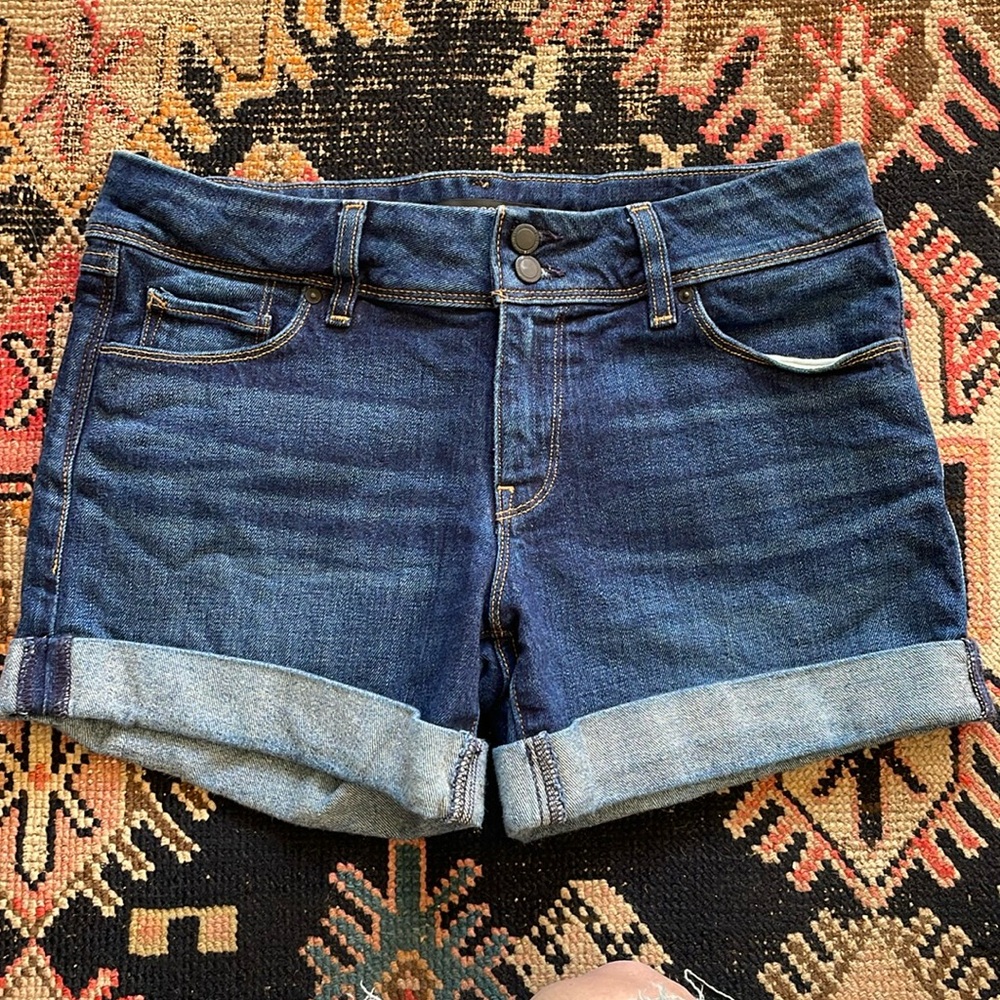 NWOT Hudson Croxley Shorts 27 Cuffed Jeans Denim Classic $125